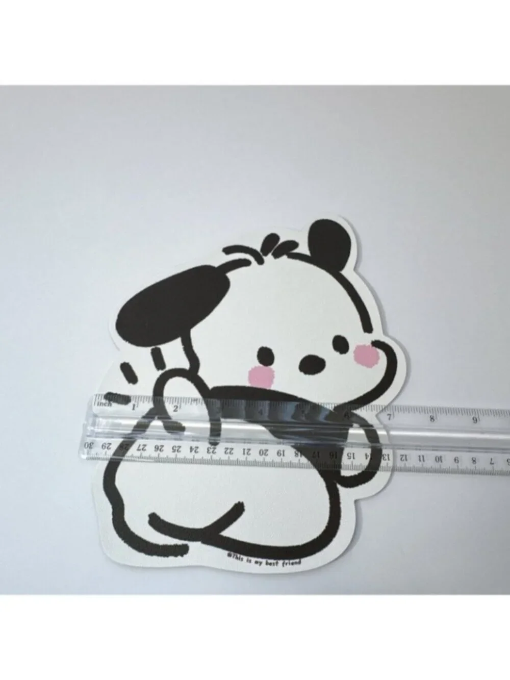 Cute Pochacco Mouse Pad Kawaii Desk Mat Non Slip Soft Laptop Pad